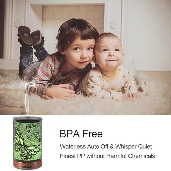 Butterfly LED Essential Oil Diffuser - Picture 4 of 6